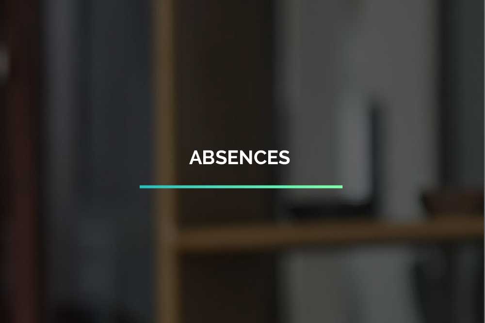 différents types d'absences